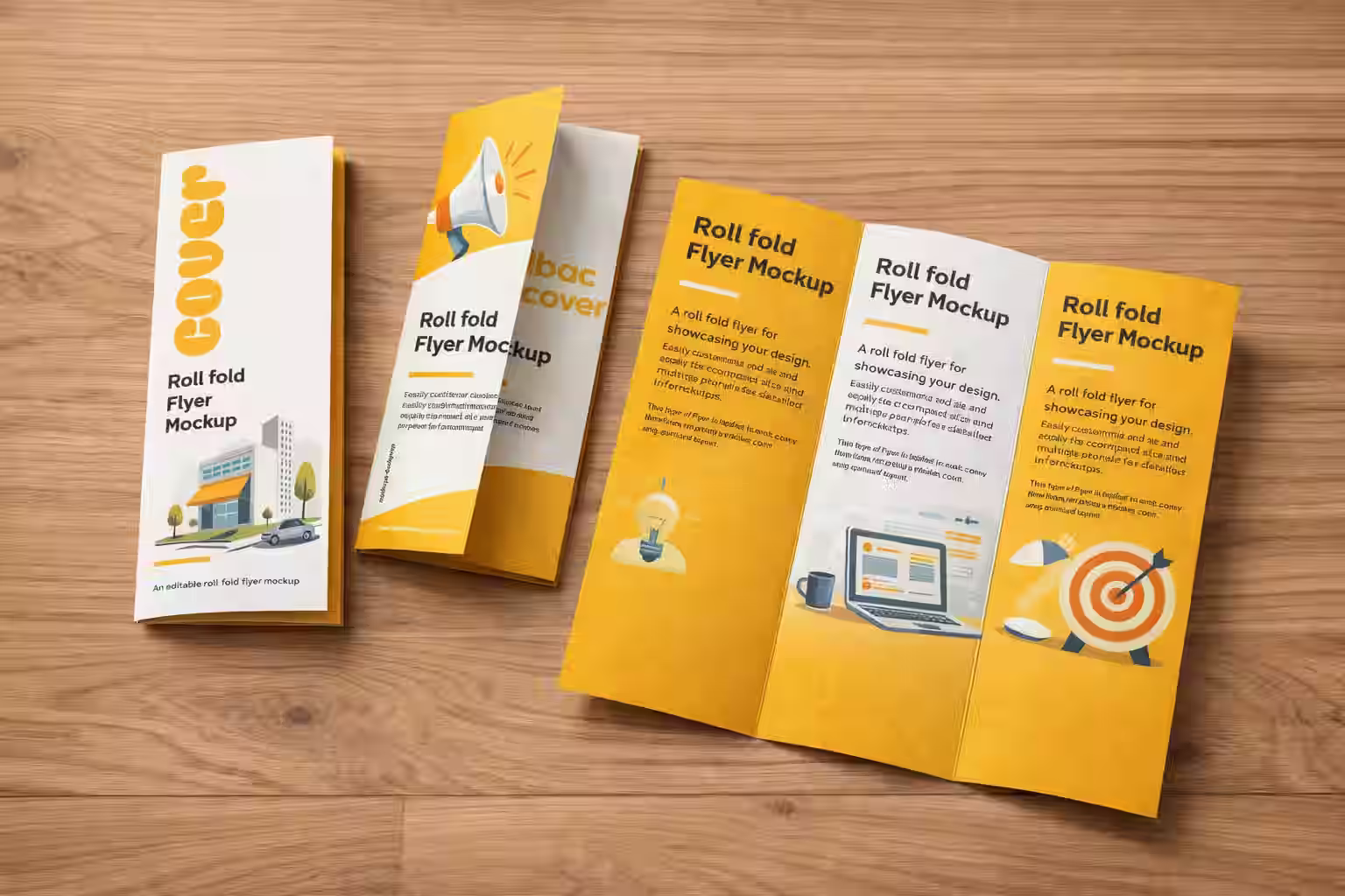 Skládaný leták do C ukázka