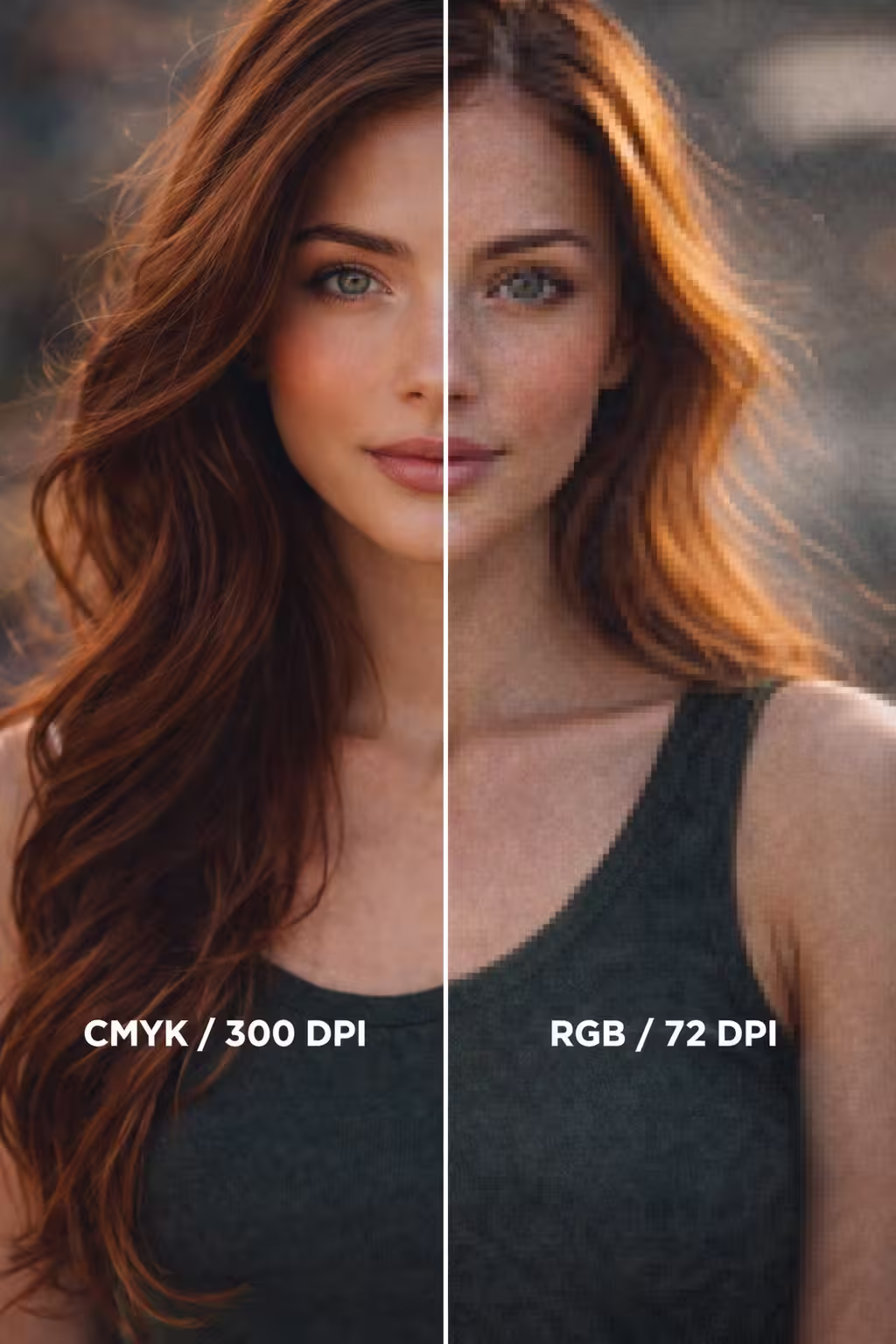 Tisk letáků CMYK vs RGB - ukázka