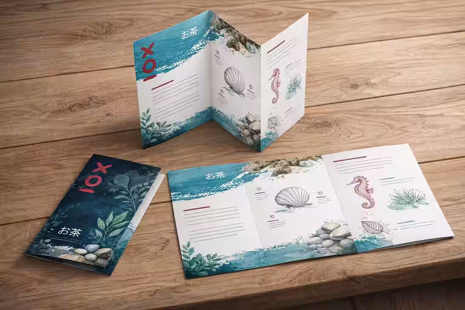 Skládaný leták do Z ukázka