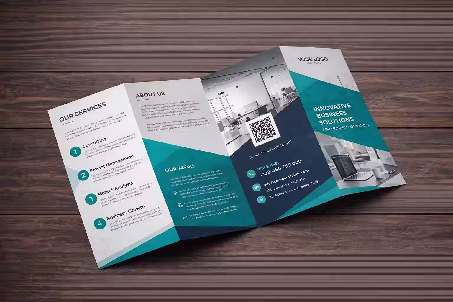 Leták harmonika 8 stran ukázka