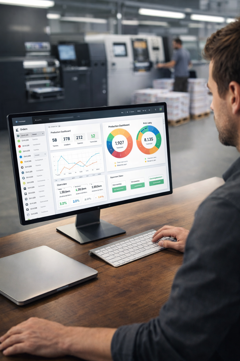 Moderní tiskárna – online řízený výrobní proces