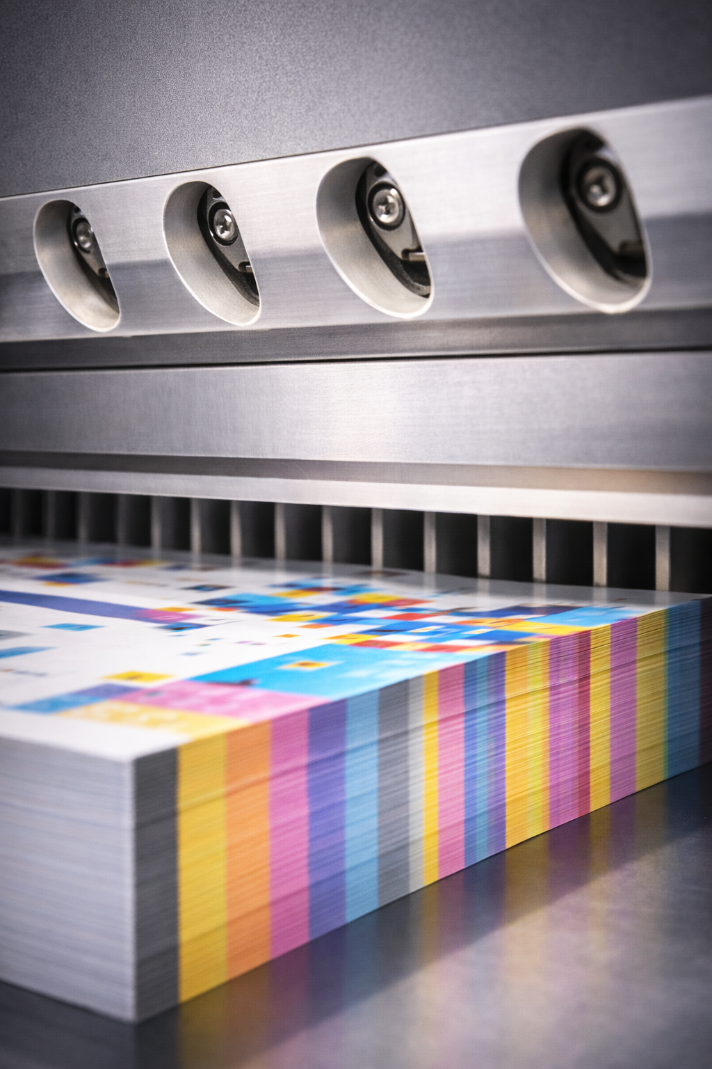 Knihařské zpracování – řezání papíru po tisku